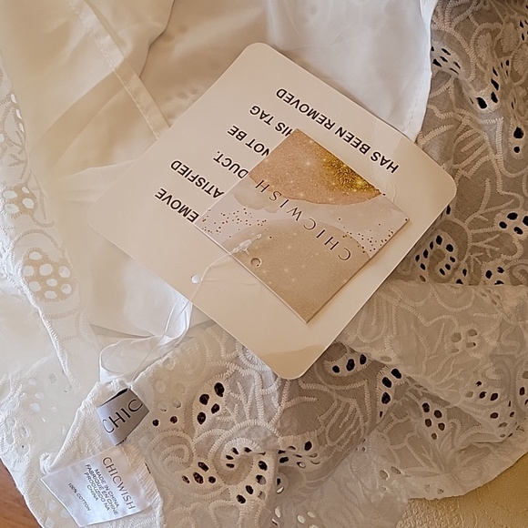 Chicwish Embroidered Eyelet Midi Dress - Picture 13 of 14